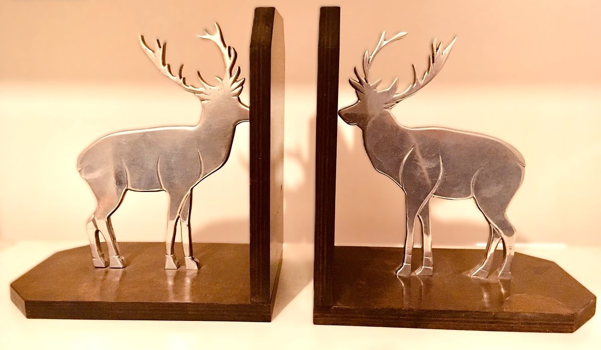 Rare Antique Art Deco Bookends
