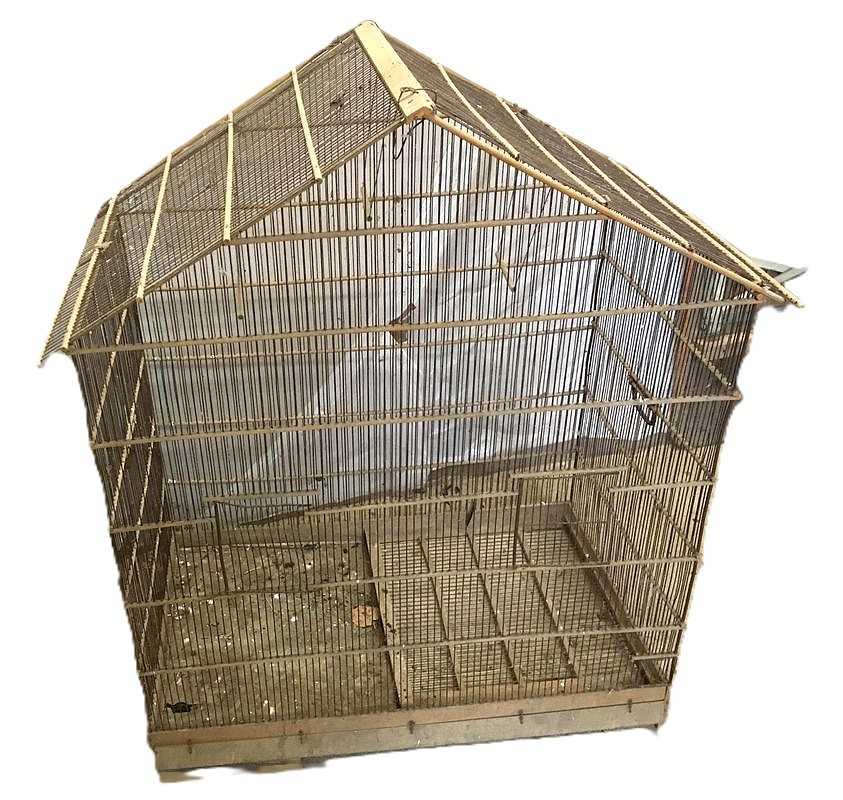 Large Antique Cage, 19th Century 