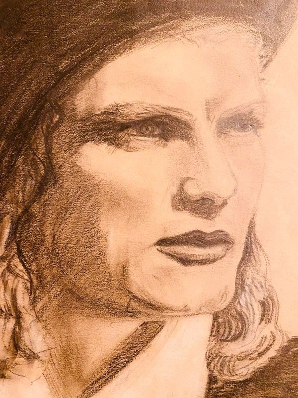 Dessin ancien signé SOUNGOUROFF - Portrait-photo-2