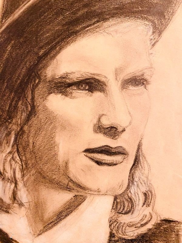 Dessin ancien signé SOUNGOUROFF - Portrait-photo-3