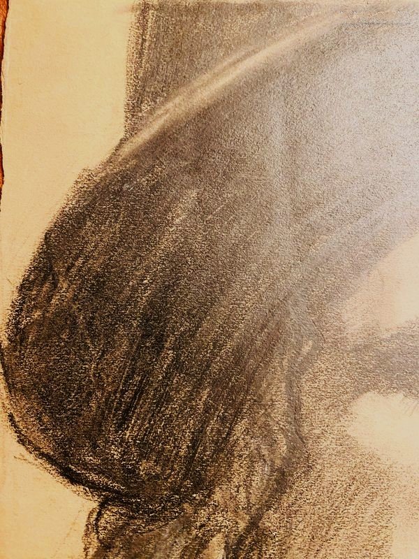 Dessin ancien signé SOUNGOUROFF - Portrait-photo-1