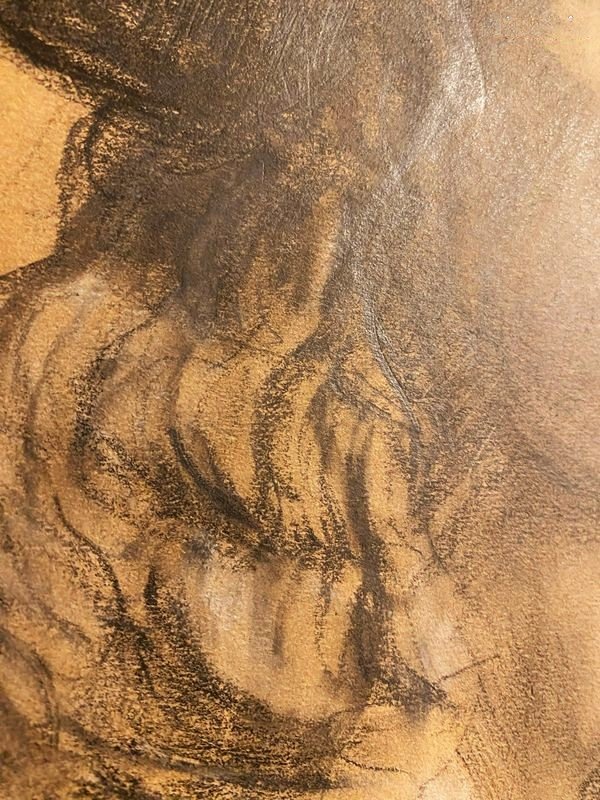 Dessin ancien signé SOUNGOUROFF - Portrait-photo-3