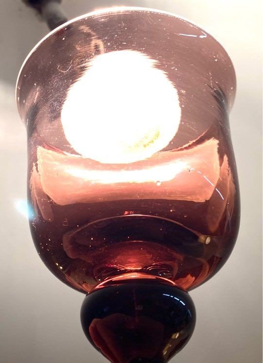 Rare suite de 12 verres Murano 70’s vintage-photo-5