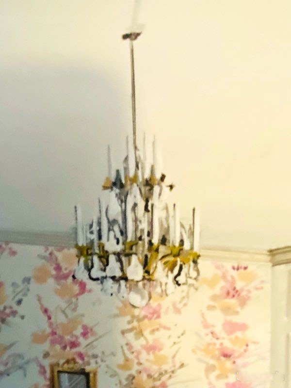 Ancienne aquarelle décoration demeure Princière par Maison Mercier à Paris-photo-3