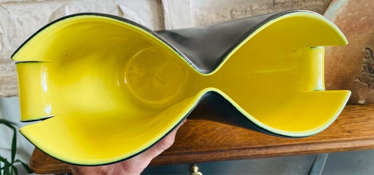 Large Vintage Elchinger Vase From The 1950s-photo-4