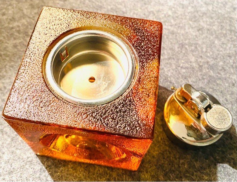 Antonio Imperatore Murano Glass Lighter From The 1970s-photo-4