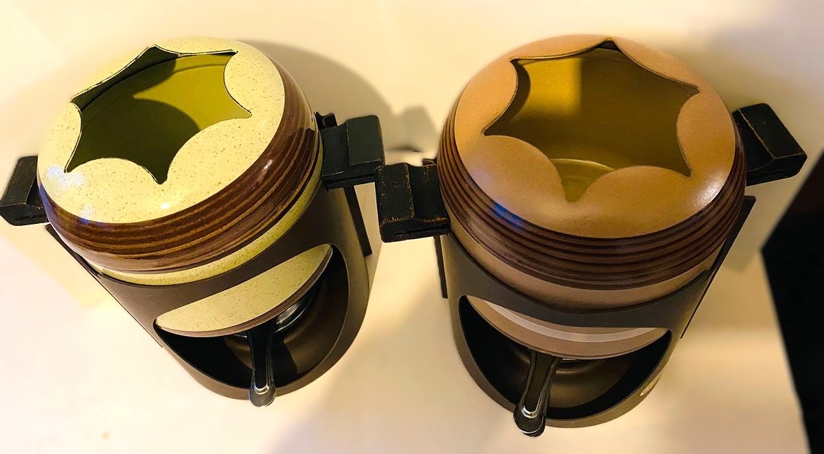 Paire d’appareils à fondue années 70  Vintage Collector-photo-2