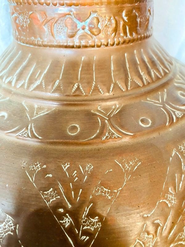 Antique Pair Of Orientalist Vases From The Maghreb-photo-4