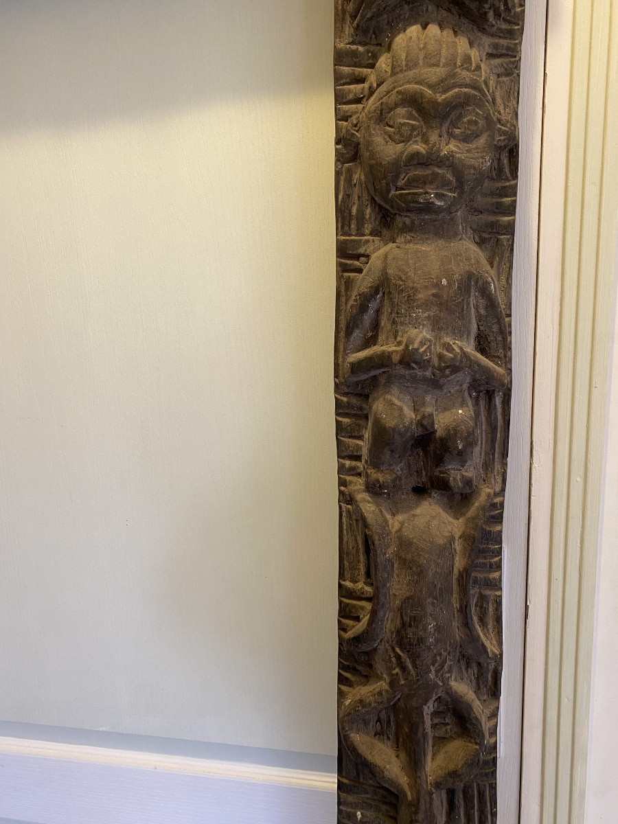 Antique Dogon Hut Door Frame-photo-4