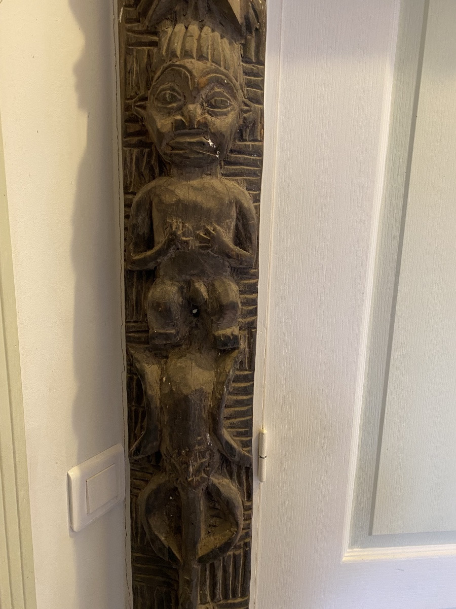 Antique Dogon Hut Door Frame-photo-1