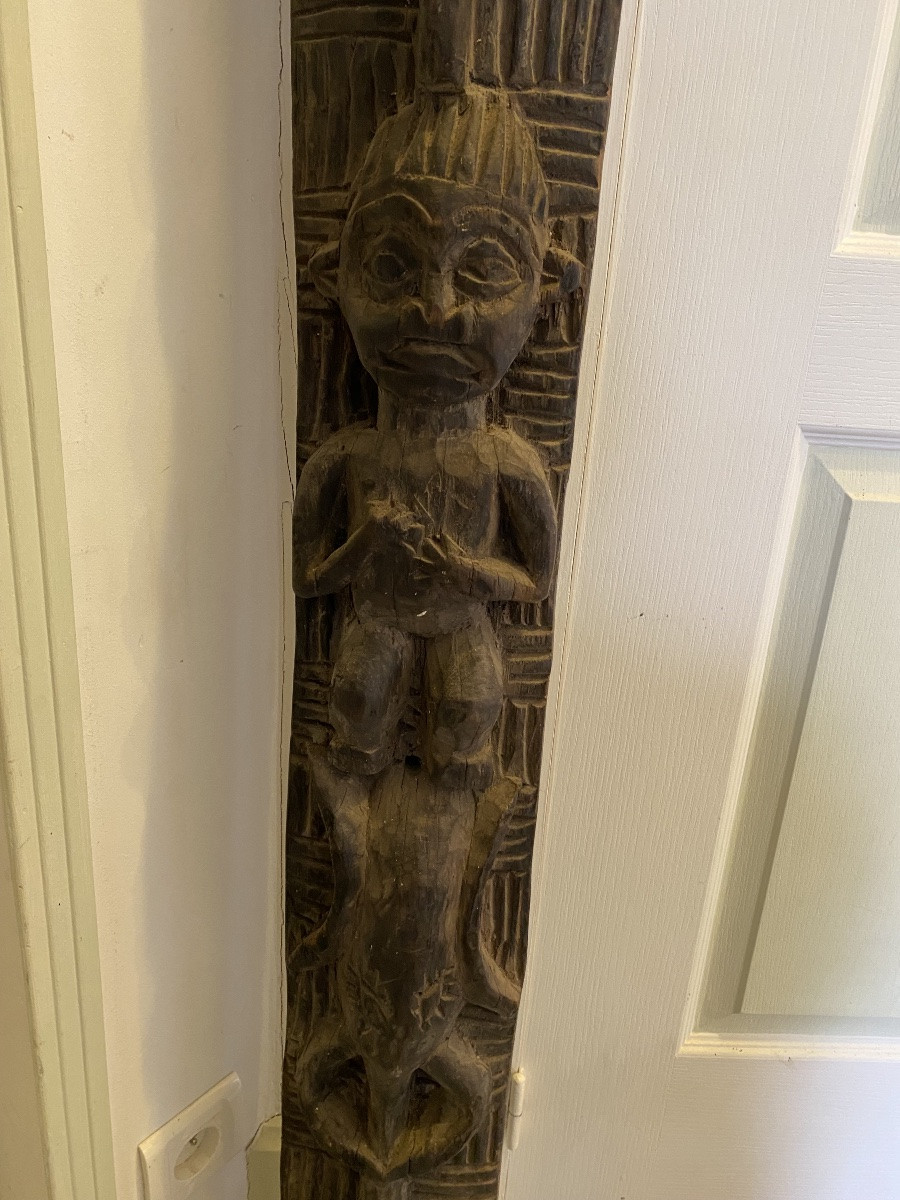 Antique Dogon Hut Door Frame-photo-2