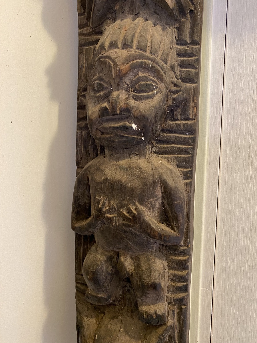 Antique Dogon Hut Door Frame-photo-8