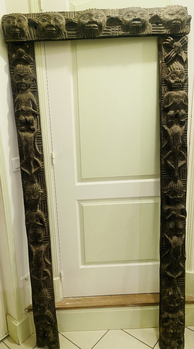 Antique Dogon Hut Door Frame