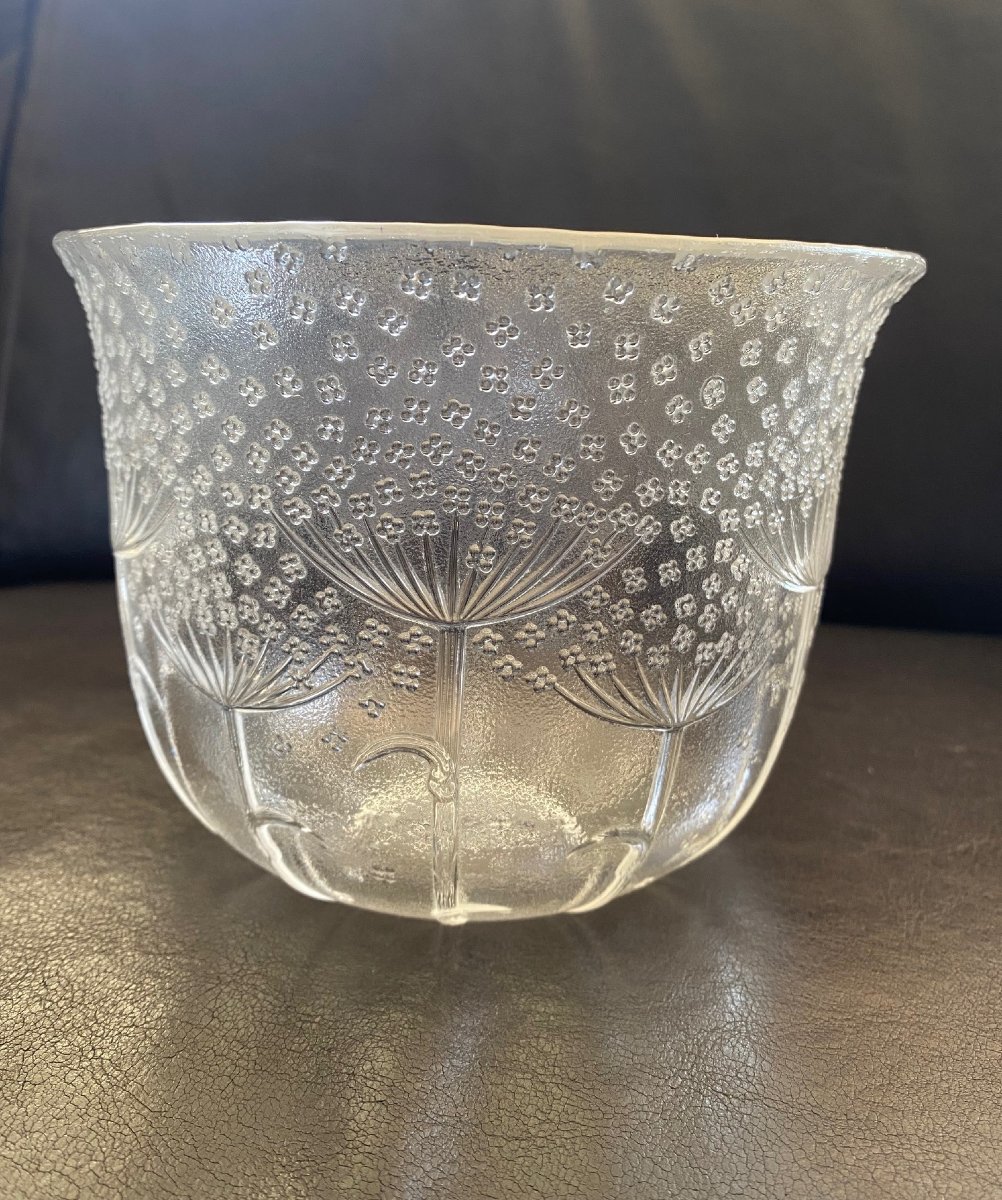 Raining Blossom Crystal Glass Vase By Rosenthal Studio Line-photo-3