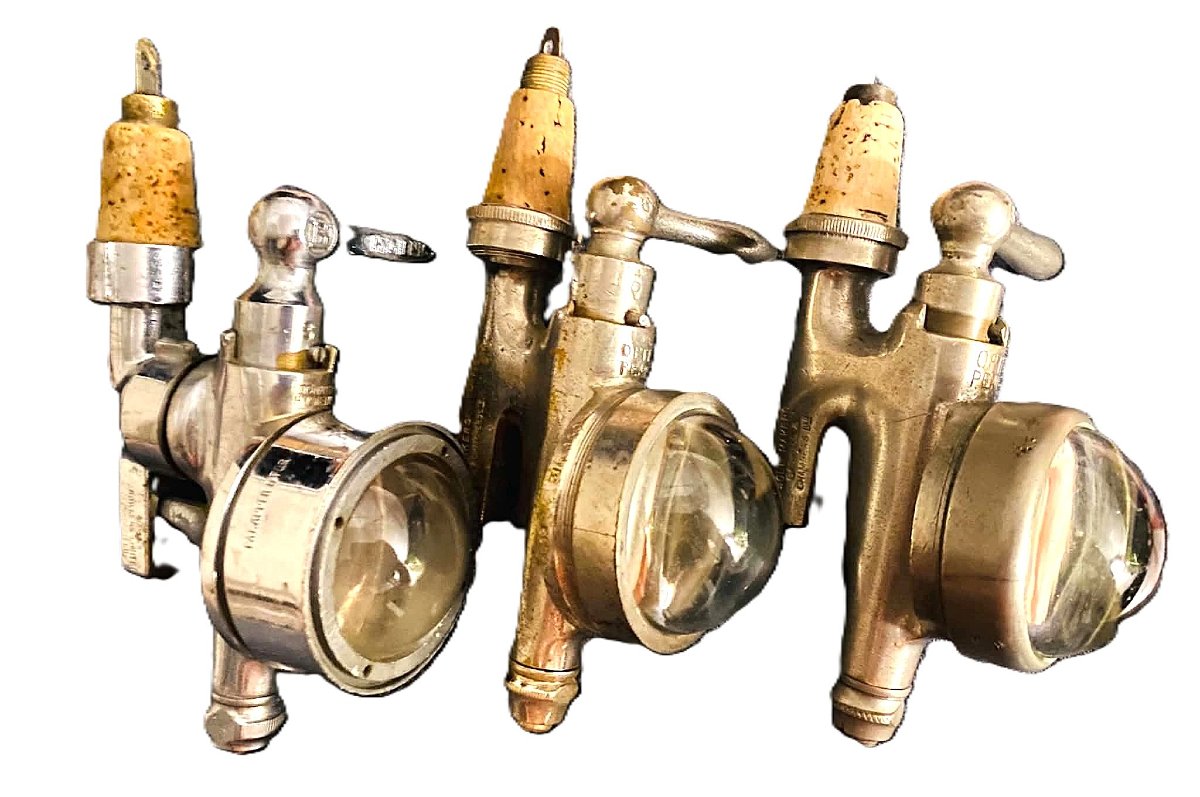 Set Of 3 Vintage Whiskey Or Gin Pourers From An English Pub, Circa The 1920s–1930s-photo-2
