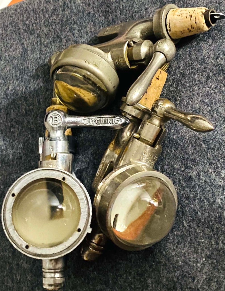 Set Of 3 Vintage Whiskey Or Gin Pourers From An English Pub, Circa The 1920s–1930s-photo-3