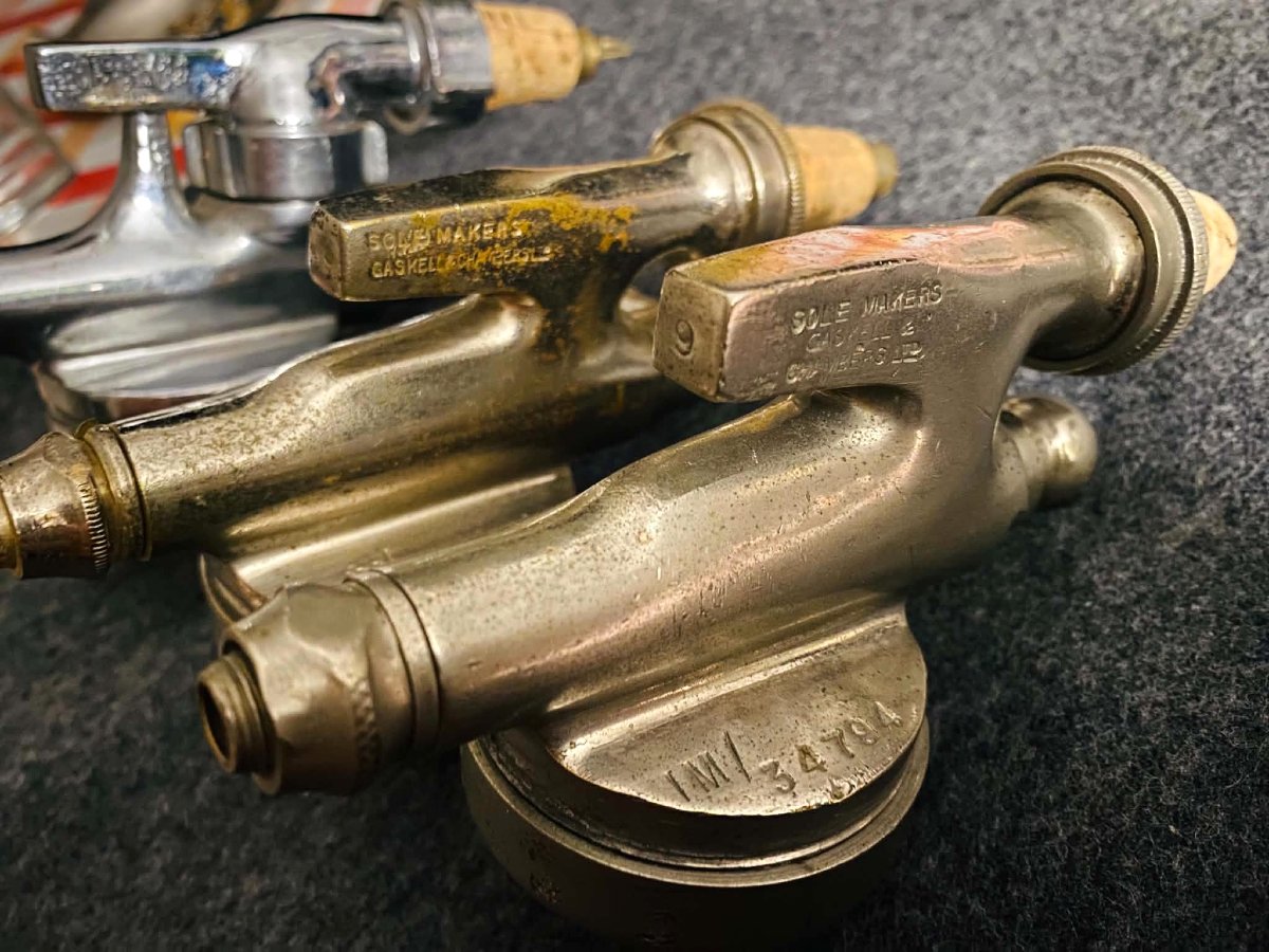 Set Of 3 Vintage Whiskey Or Gin Pourers From An English Pub, Circa The 1920s–1930s-photo-6