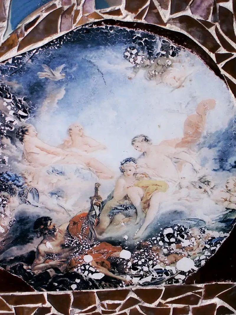 Former Inn Bar Decorated By Ceramic Artist Alain Girel (1945–2001)-photo-4