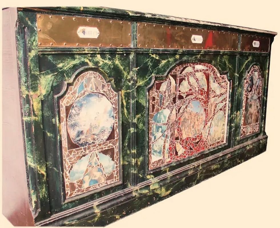 Former Inn Bar Decorated By Ceramic Artist Alain Girel (1945–2001)