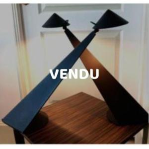 Paire de lampes Toucan Patrice Bonneau 80’s