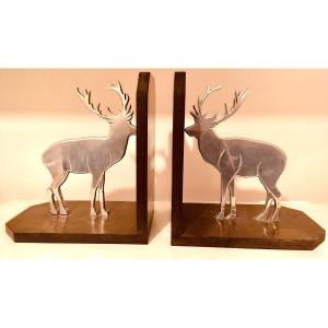 Rare Antique Art Deco Bookends