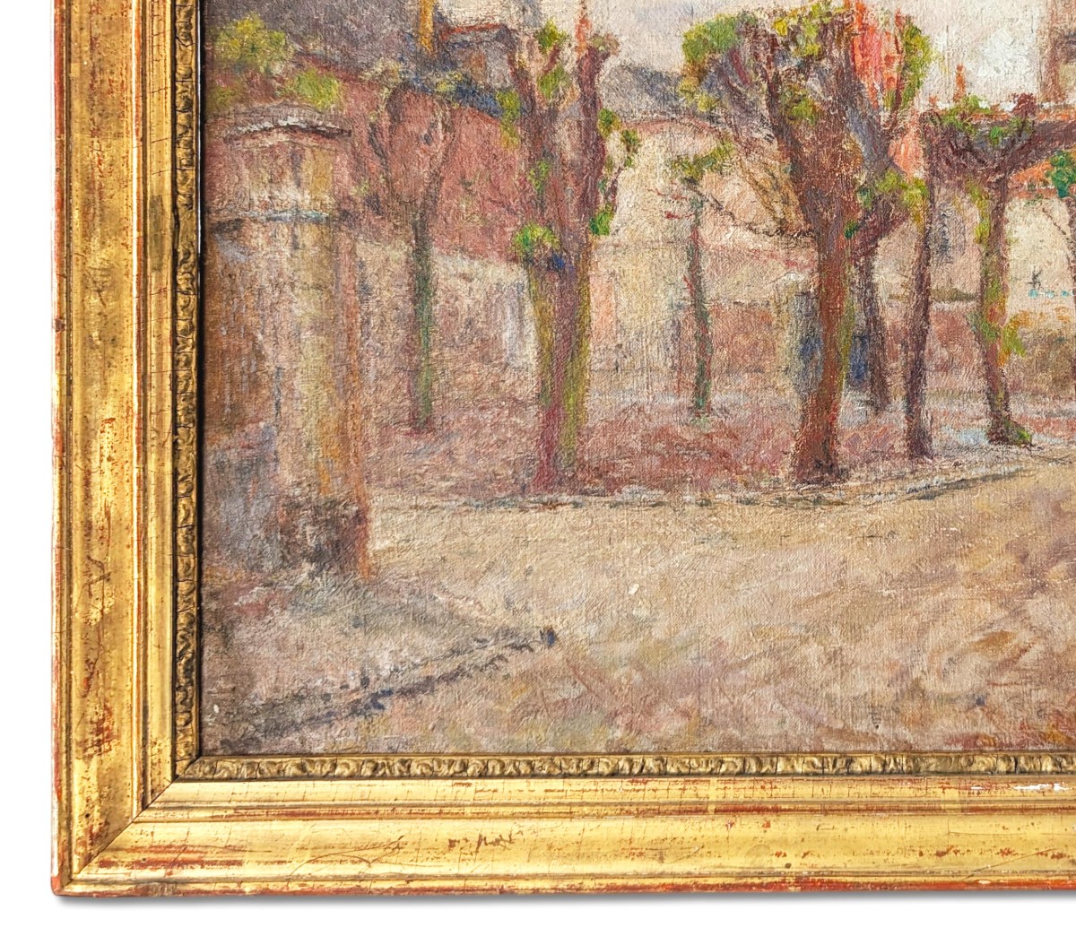 Landscape Oil Painting On Canvas Signed Maurice Mathurin (1884–1965) And Dated 1940-photo-3