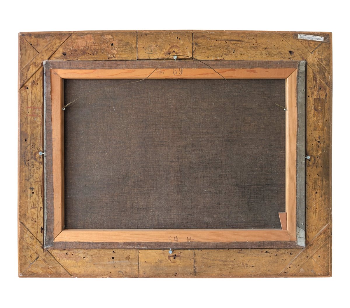 Jules Ridet (1847–1918) - Landscaper, Signed, Original 19th Century Frame -photo-2