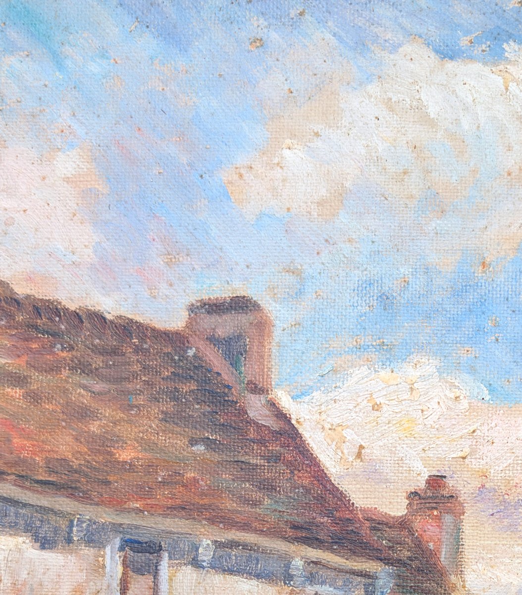 20th Century, Oil On Hardboard, Signed-photo-1