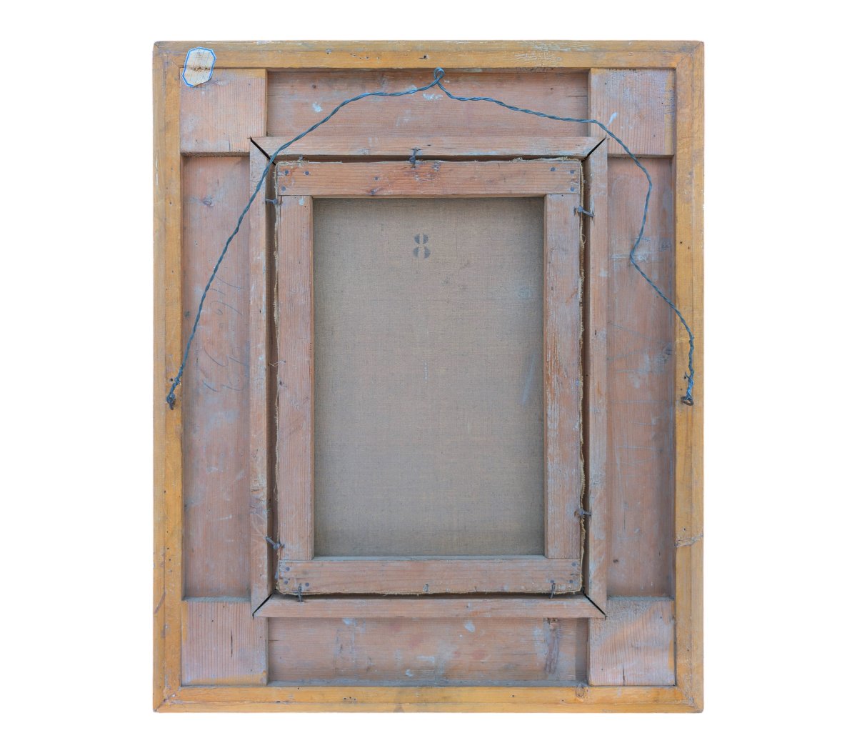 19th-century Neapolitan School, Oil On Canvas Signed F. Ricca, Large In Size-photo-2