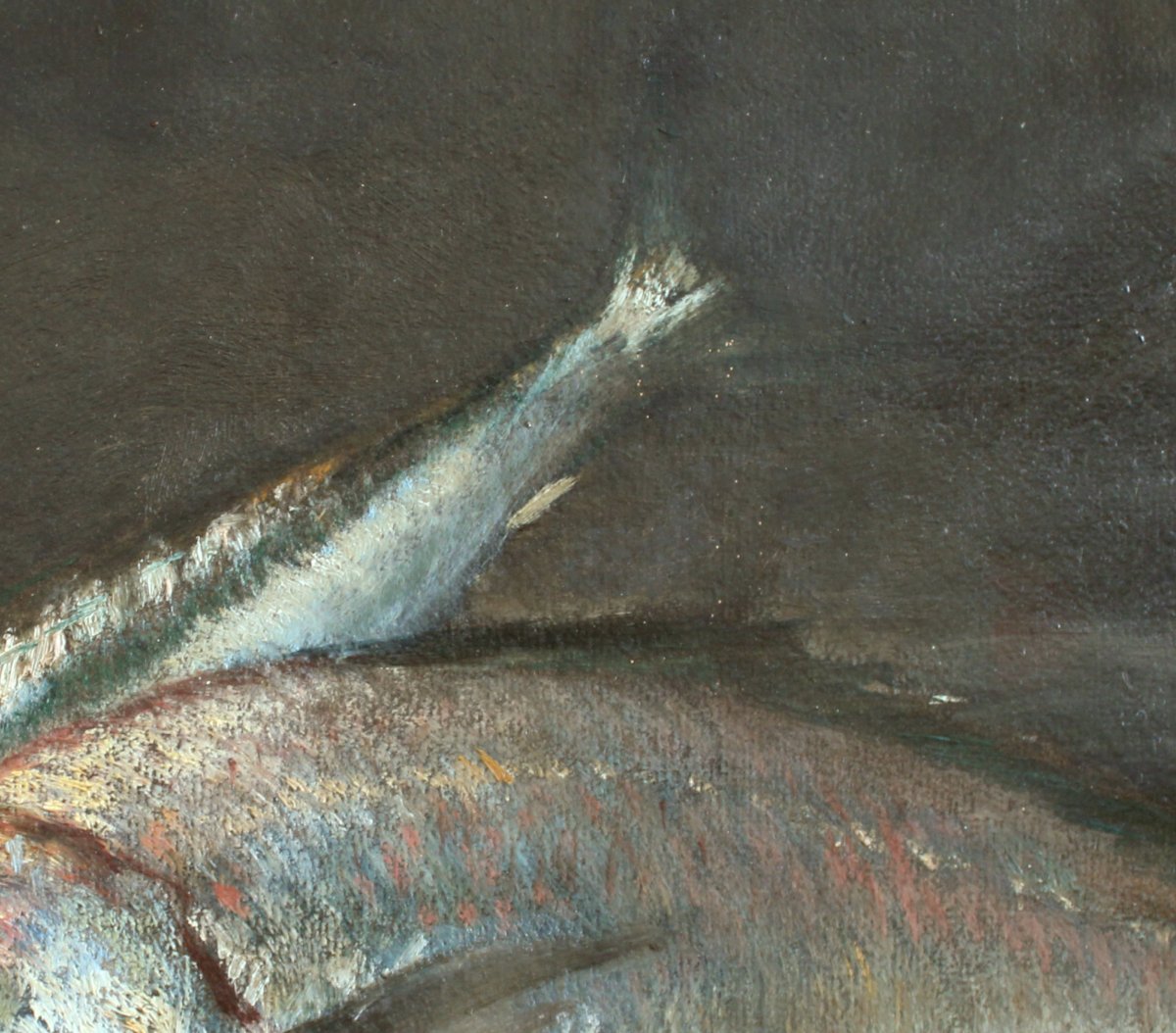 Painting, Still Life With Fish, Signed émile Boulard (1863–1943)-photo-4