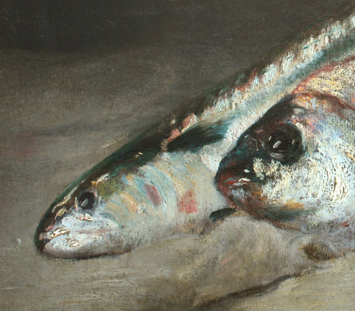 Painting, Still Life With Fish, Signed émile Boulard (1863–1943)-photo-5