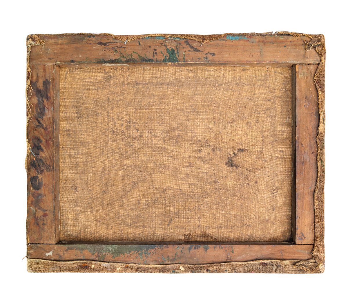 Paysage, huile sur toile du début XXème -photo-2