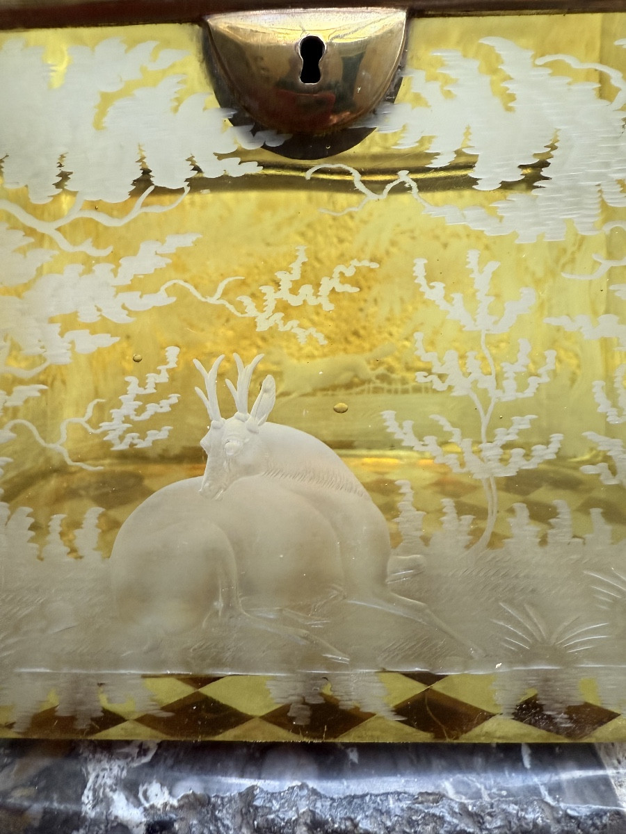 Large Bohemian Glass Box -photo-3