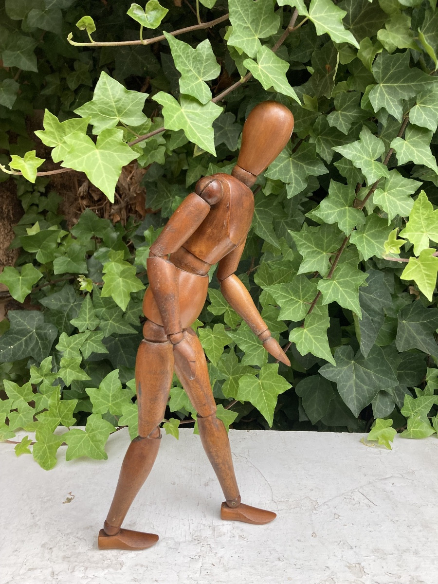 Mannequin d’artiste articulé en bois-photo-3