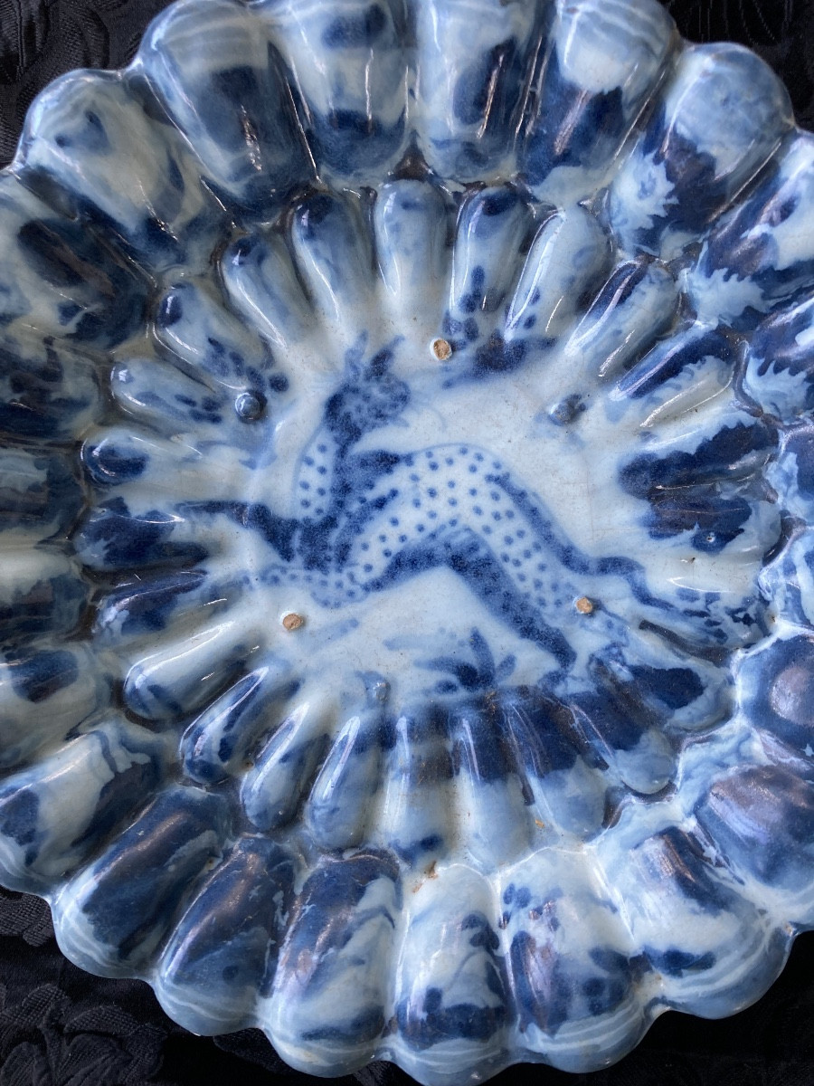 Earthenware With A Fantastic Animal -photo-2