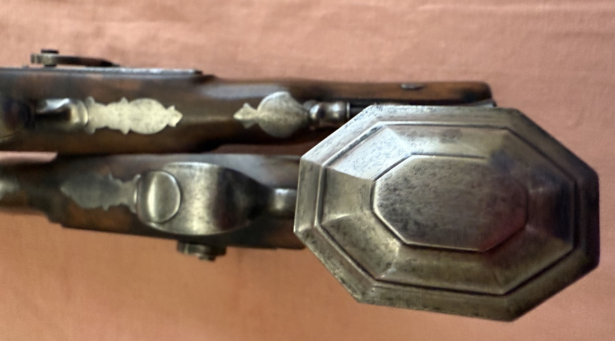 Paire de pistolets à silex -photo-2