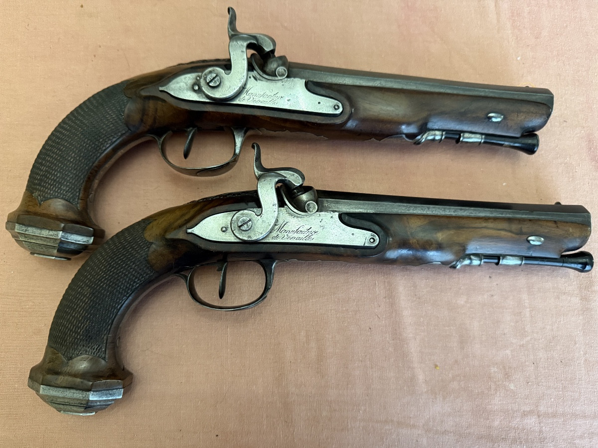 Paire de pistolets à silex -photo-7