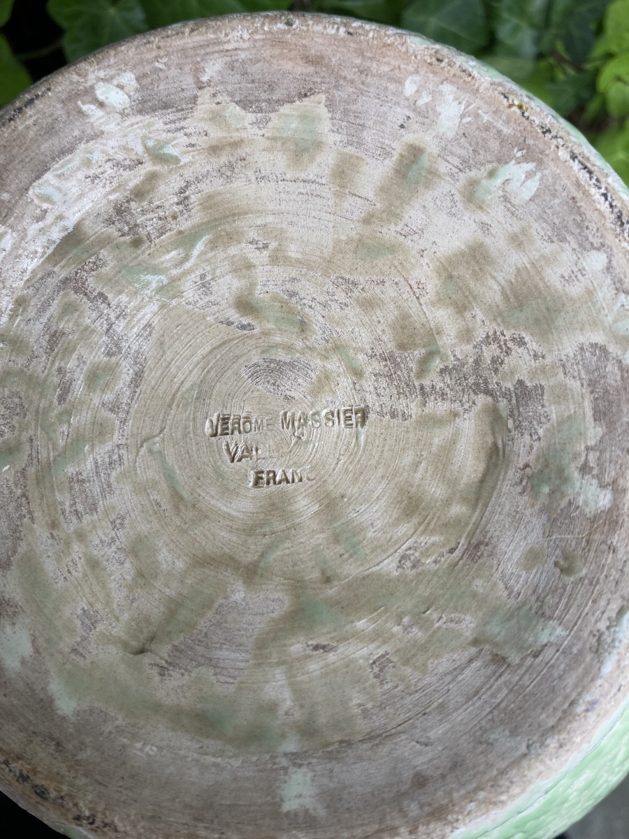Celadon Vase Massier-photo-1