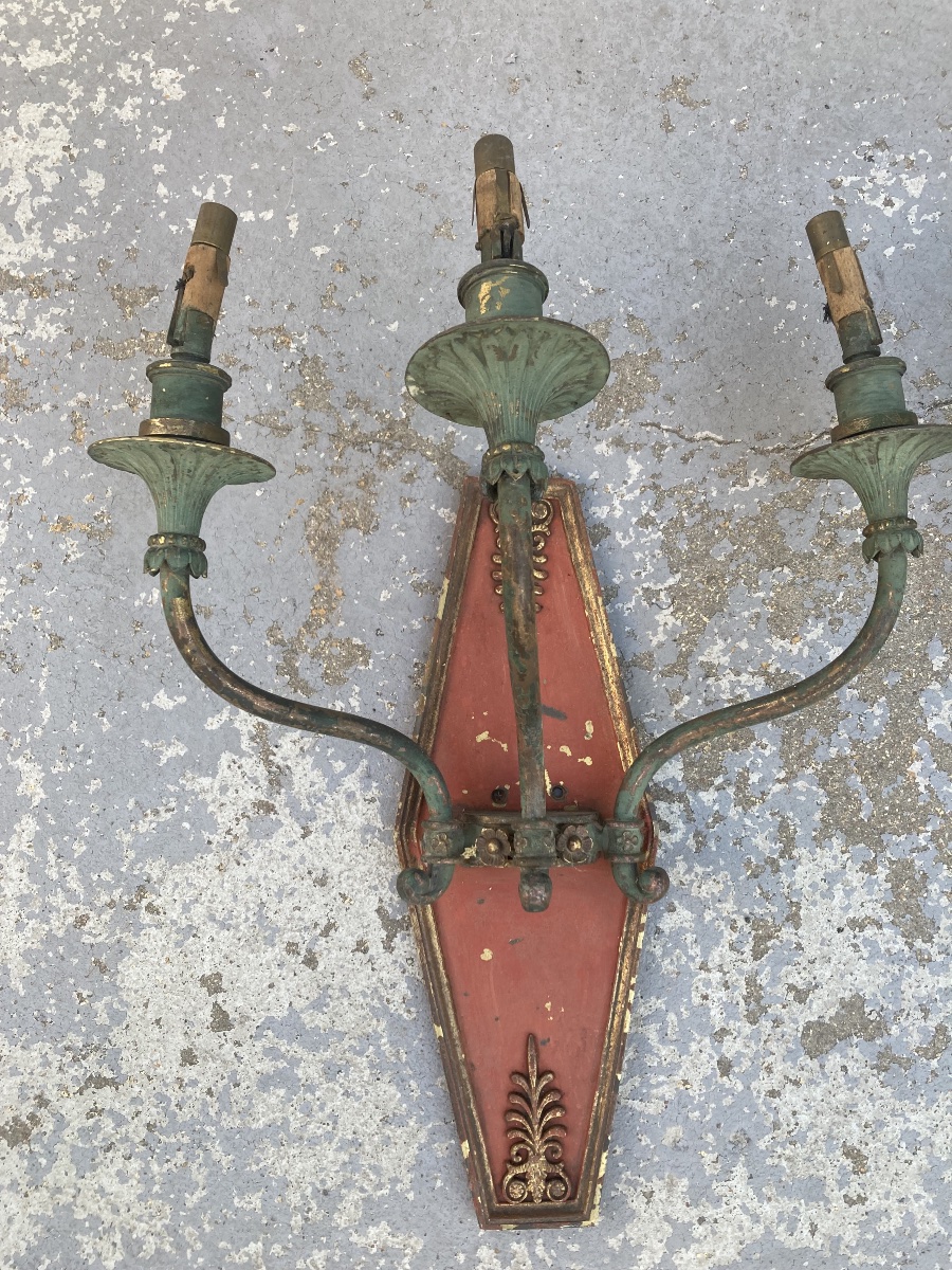 Pair Of Directoire Sconces-photo-2