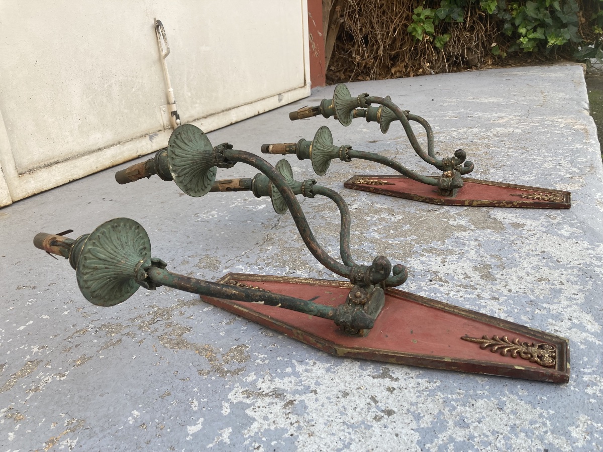 Pair Of Directoire Sconces-photo-4
