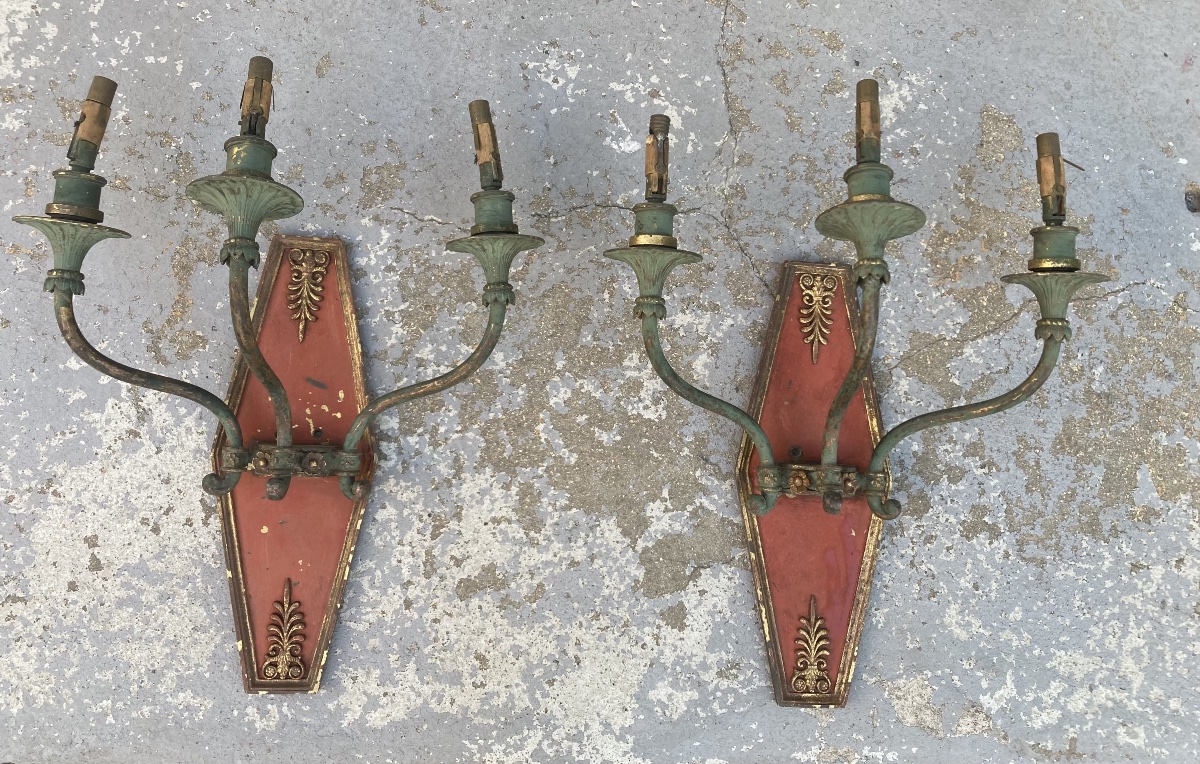 Pair Of Directoire Sconces