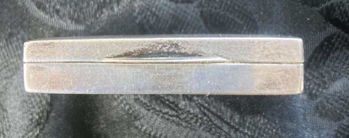 Petite boîte argent avec sa cuillère -photo-2