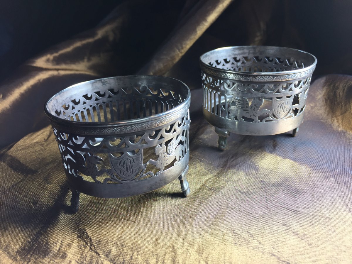 Pair Of Silver Salarons-photo-2