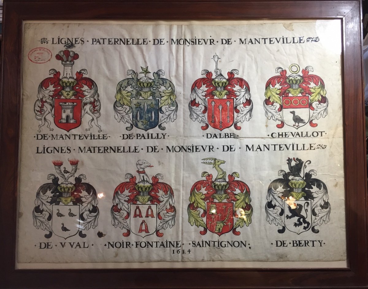 Heraldic Table From 1614