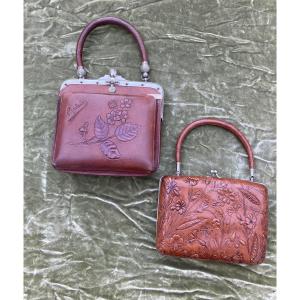 Pair Of Leather Trompe l'Oeils