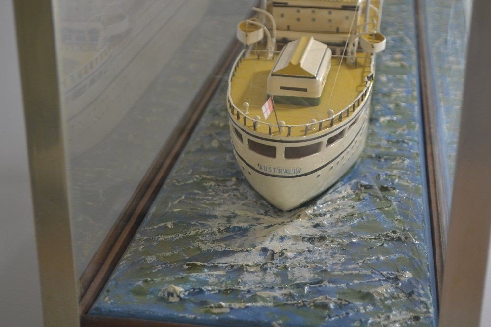 Modèle De Navire "australia" De La Compagnie Lloyd Triestino-photo-6
