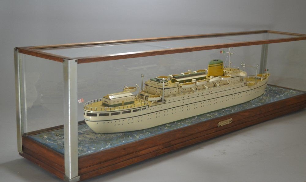 Modèle De Navire "australia" De La Compagnie Lloyd Triestino-photo-8
