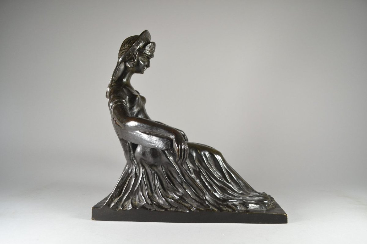 Serge Zelikson. Sculpture en bronze. "Sudarushka"-photo-2