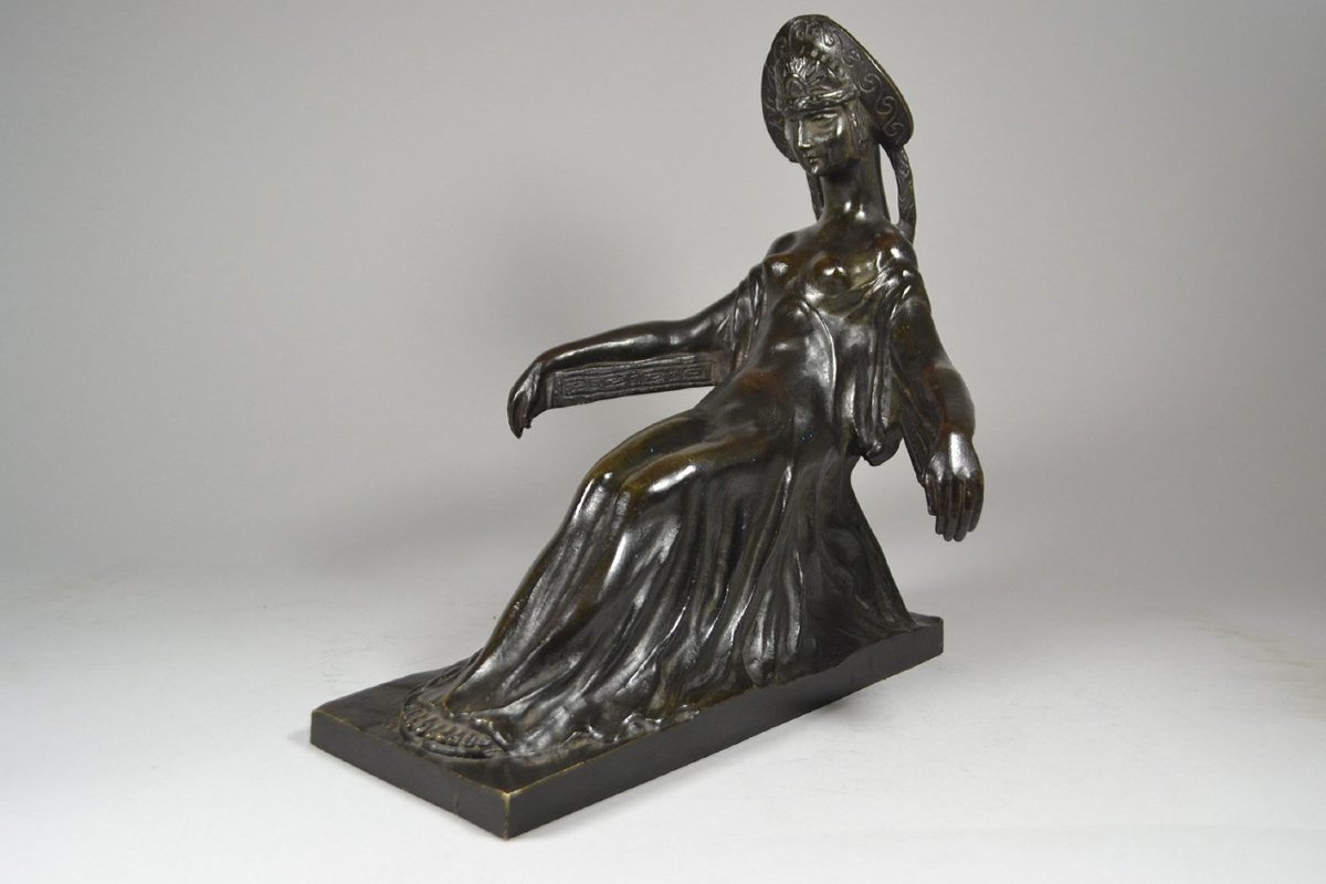 Serge Zelikson. Sculpture en bronze. "Sudarushka"-photo-7
