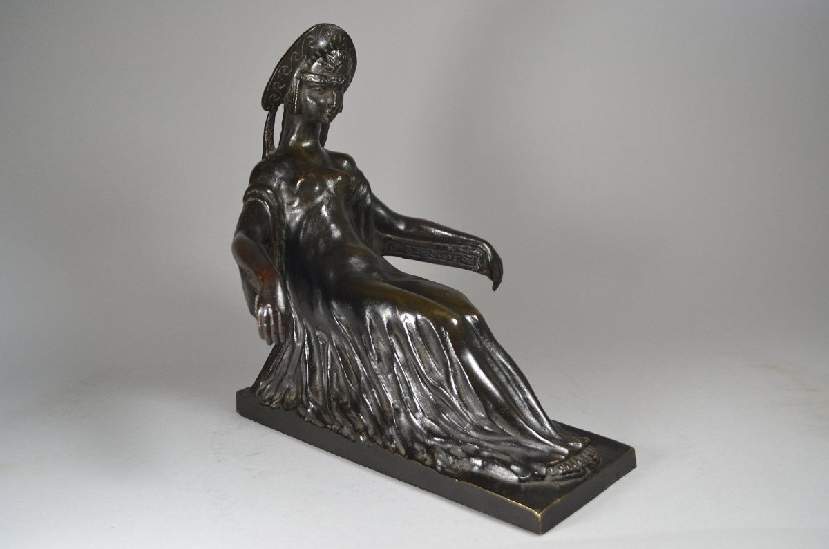 Serge Zelikson. Sculpture en bronze. "Sudarushka"